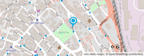 מפת הגעה אל עו"ד רוזנברג רביב