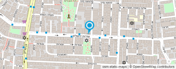 מפת הגעה אל מירי גז פסיכותרפיה הוליסטית