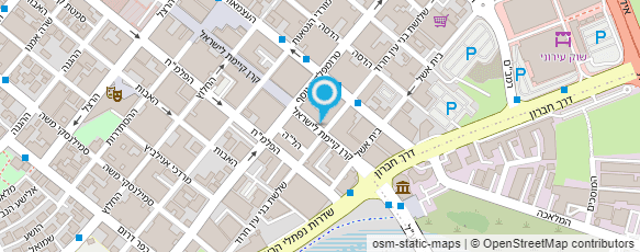 מפת הגעה אל סטודיו לעיצוב DGGD  -דורין גבר