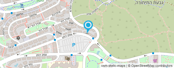 מפת הגעה אל הג'חנון של שרה