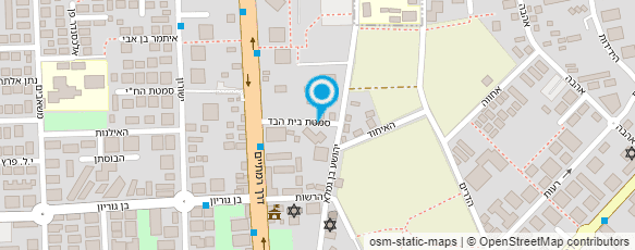 מפת הגעה אל נילי פישלביץ' רפלקסולוגית