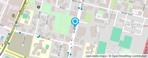 מפת הגעה אל אלמוג שיטרית עיצוב שיער