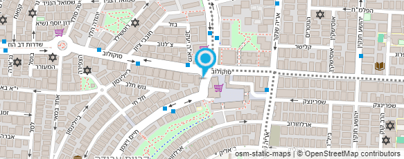 מפת הגעה אל עו"ד חזן מירון