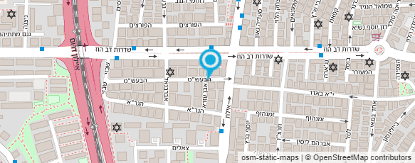 מפת הגעה אל ד"ר פלישתייב משה