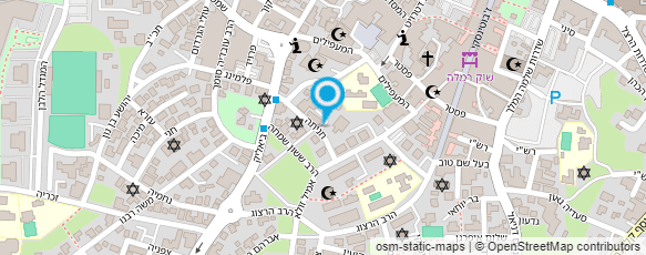 מפת הגעה אל דורין עיצוב שיער