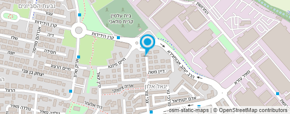 מפת הגעה אל ש.ב. איטום