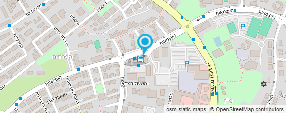 מפת הגעה אל פיצה דל אמור