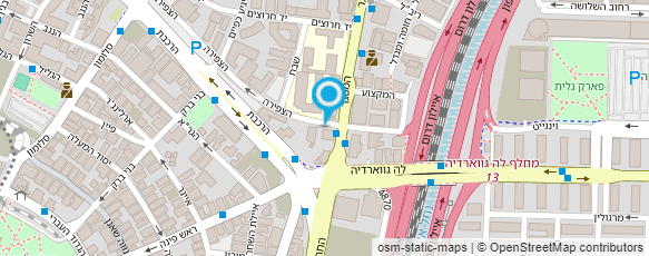 מפת הגעה אל ילנה לוריא