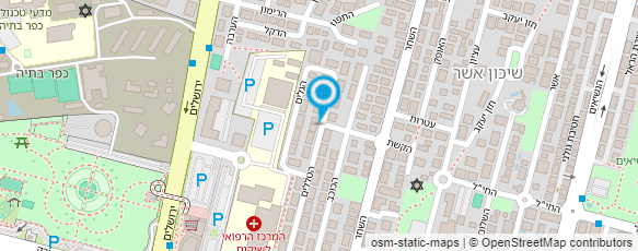 מפת הגעה אל עו"ד קידר שירה