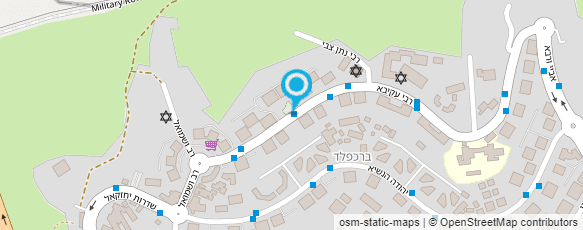 מפת הגעה אל יהודית שטרן גרפולוגית