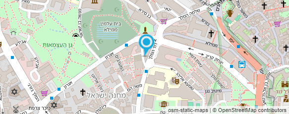 מפת הגעה אל מכבסת ממילא