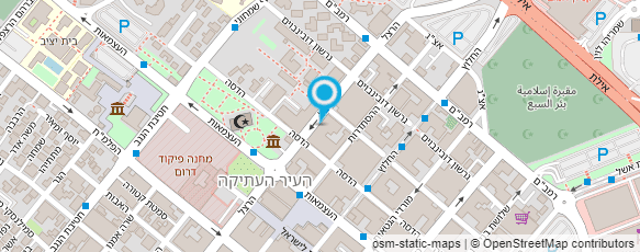 מפת הגעה אל קפה בר שבע