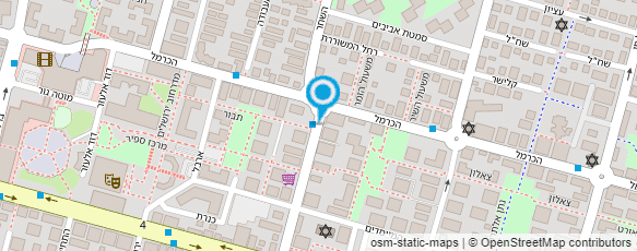 מפת הגעה אל אביאל עיצוב שיער