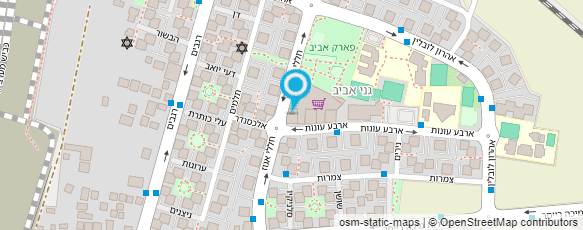 מפת הגעה אל פיצה בכיכר