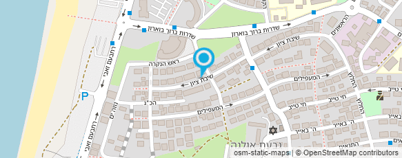 מפת הגעה אל מעבר לאופק עיצוב אירועים