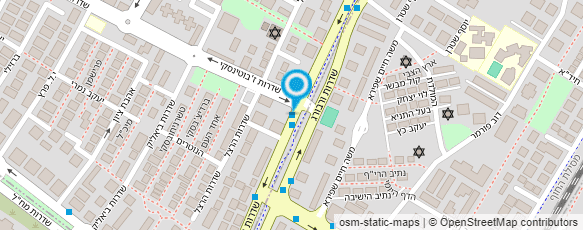 מפת הגעה אל ברוך עזארי עיצוב שיער