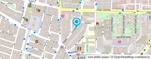 מפת הגעה אל עו"ד שלם אסף