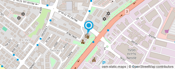 מפת הגעה אל מרכז הפלאפל והשווארמה הבוכרי