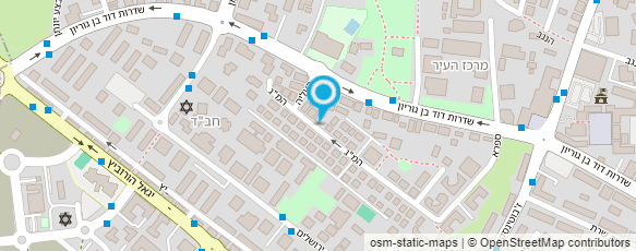 מפת הגעה אל עו"ד בצלאל צבי (צלי) מזרחי