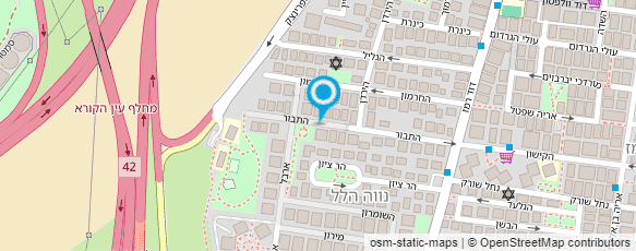 מפת הגעה אל בני רחמני רו"ח