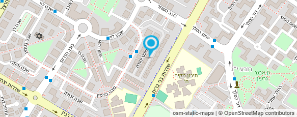 מפת הגעה אל עו"ד בן-שבת דוד משה