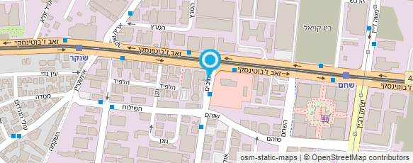 מפת הגעה אל שרה לביא קוסמטיקה ואסטתיקה.