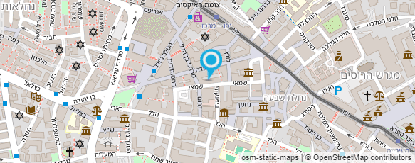 מפת הגעה אל עו"ד מיכאלי-בצלאל שירית