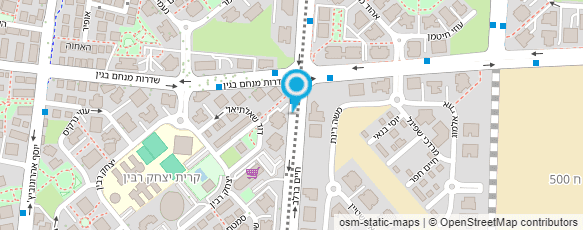 מפת הגעה אל בר לב רונן  - יועץ כלכלי