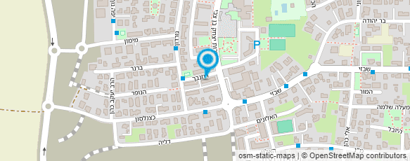 מפת הגעה אל הפינה של אדם