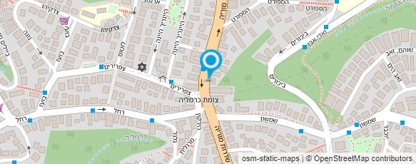 מפת הגעה אל יפעת בר-לב סטודיו לצילום