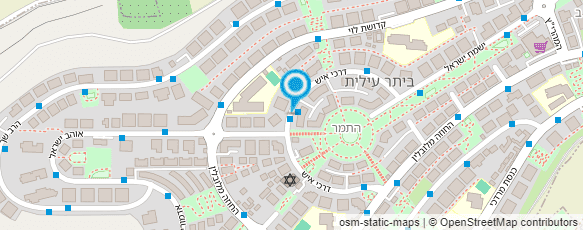 מפת הגעה אל סטודיו דובדבן עיצוב גרפי