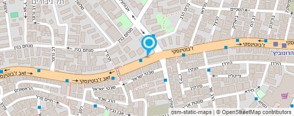 מפת הגעה אל א.ש. שירות נקיון