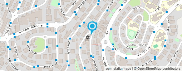 מפת הגעה אל אולם זכרון משה