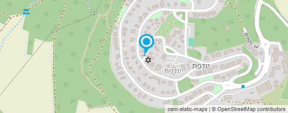 מפת הגעה אל קפה יודפת