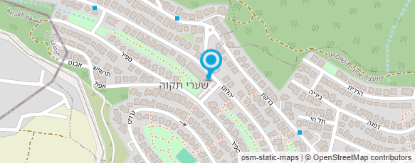מפת הגעה אל בוריטו שערי תקווה