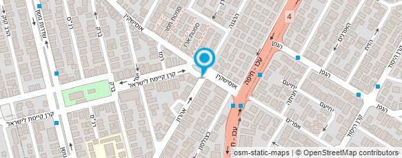 מפת הגעה אל גן אמא