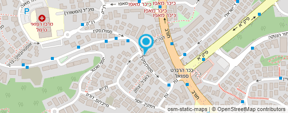 מפת הגעה אל אפרת קפלן קלינאית תקשורת