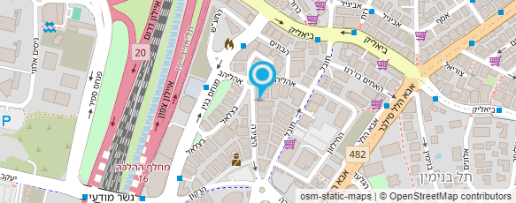 מפת הגעה אל דוד ויוסף סטריט פוד