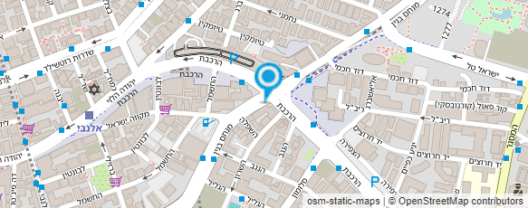 מפת הגעה אל עו"ד לידיה טוצ'ינסקי (בן דוד)