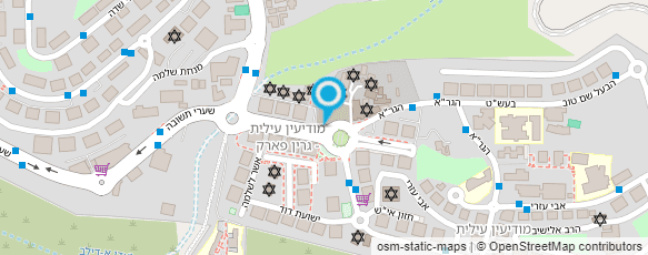 מפת הגעה אל אולם בני הישיבות