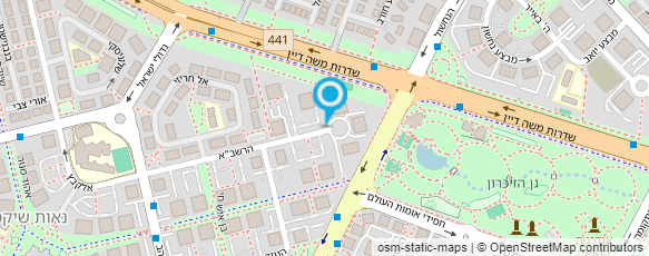 מפת הגעה אל עדה ליזרוביץ' אדריכלית