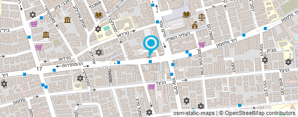 מפת הגעה אל עו"ד בן יהודה נועם