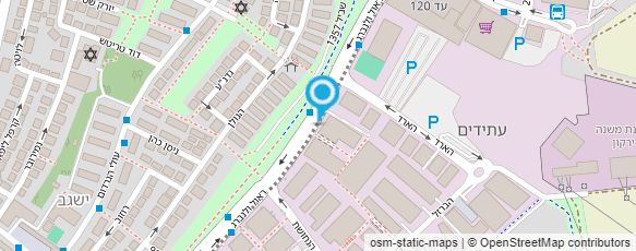 מפת הגעה אל ד"ר לוי שרון