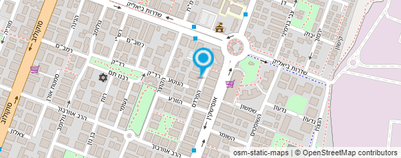 מפת הגעה אל עו"ד רובין אריק