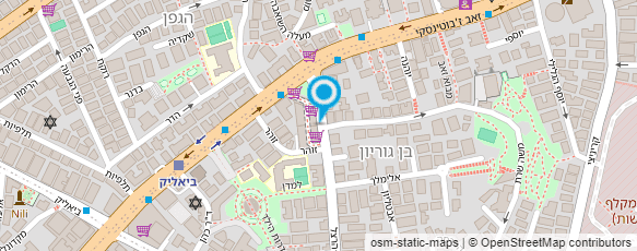 מפת הגעה אל משרד עו"ד דגן; אשנפה;קדוש