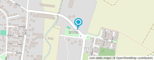 מפת הגעה אל אצבעונית-חנות הפרחים של מיכל