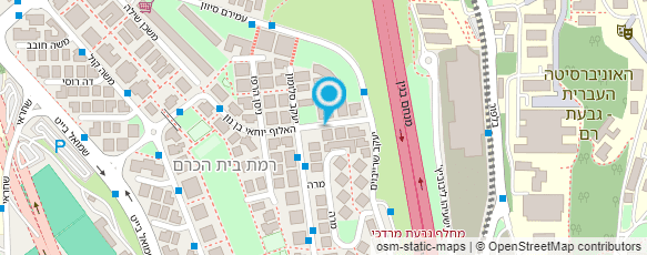 מפת הגעה אל עו"ד בנעזרי אלי