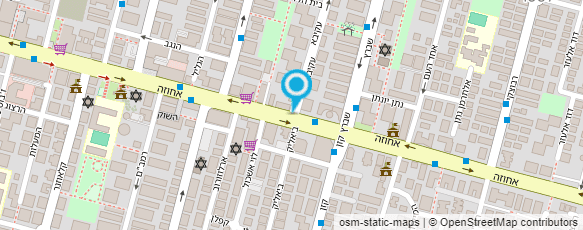 מפת הגעה אל דגלי ישראל לרכב