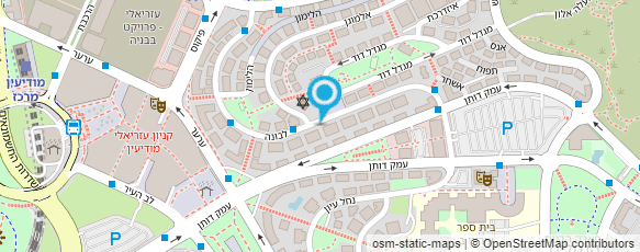 מפת הגעה אל אלימלך יהודה - שמאי רכוש