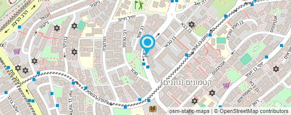 מפת הגעה אל תמר צ'רקה - קלינאית תקשורת